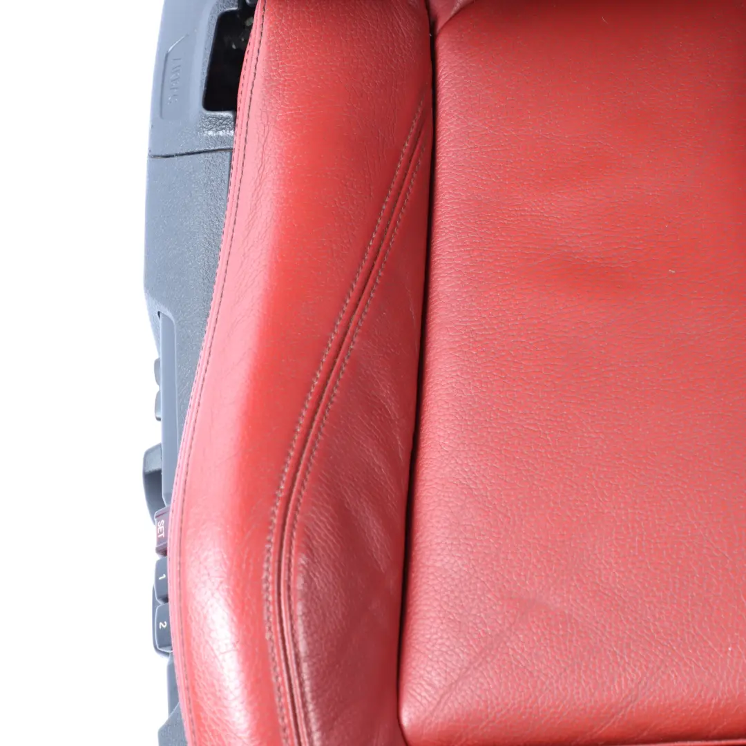 Front Seat BMW F36 M Sport Heated Memory Right O/S Leather Dakota Korall Rot Red  - SKU RHD-7295148-1 - Part number 7295148