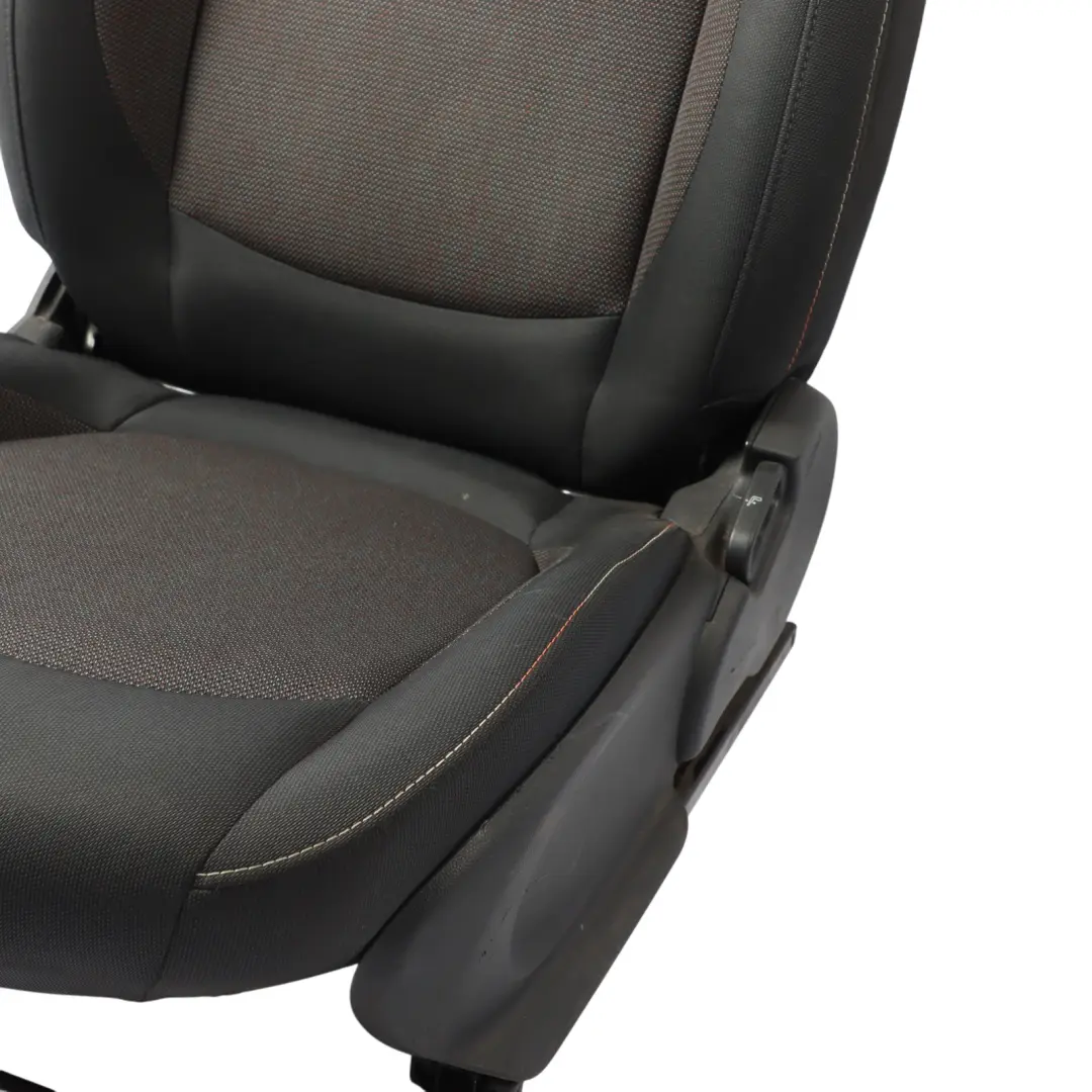 Mini Cooper One F56 Front Left N/S Cloth Seat Fabric Firework / Carbon Black - SKU RHD-7340223 - Part number 7340223