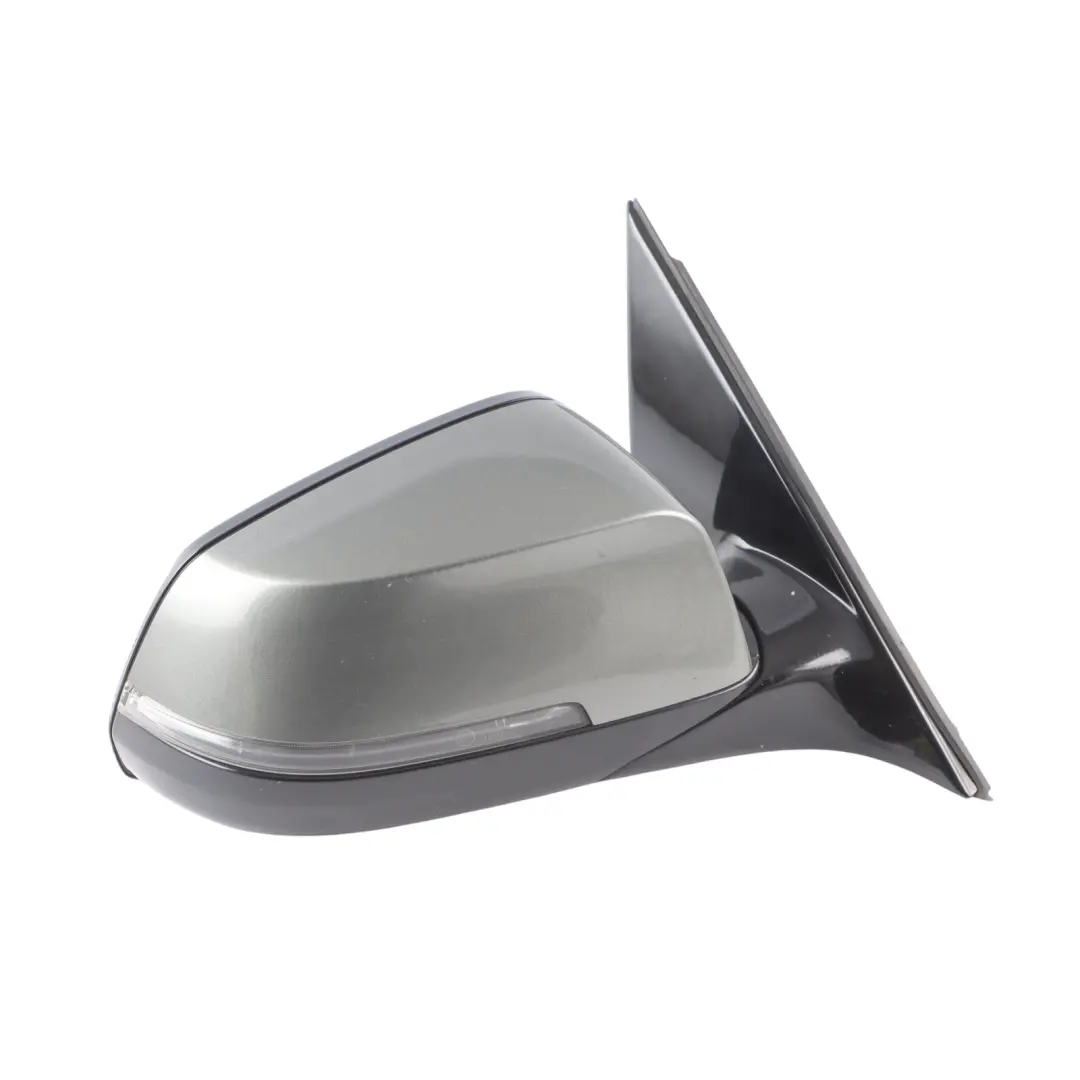 Wing Mirror BMW F10 F11 LCI Outside Heated Door Right O/S Callisto Grey - B64 to with Part number 7350646 Wing Mirror BMW F10 F11 LCI Outside Heated Door Right O/S Callisto Grey - B64 - SKU RHD-7350646-KGR - Part number 7350646