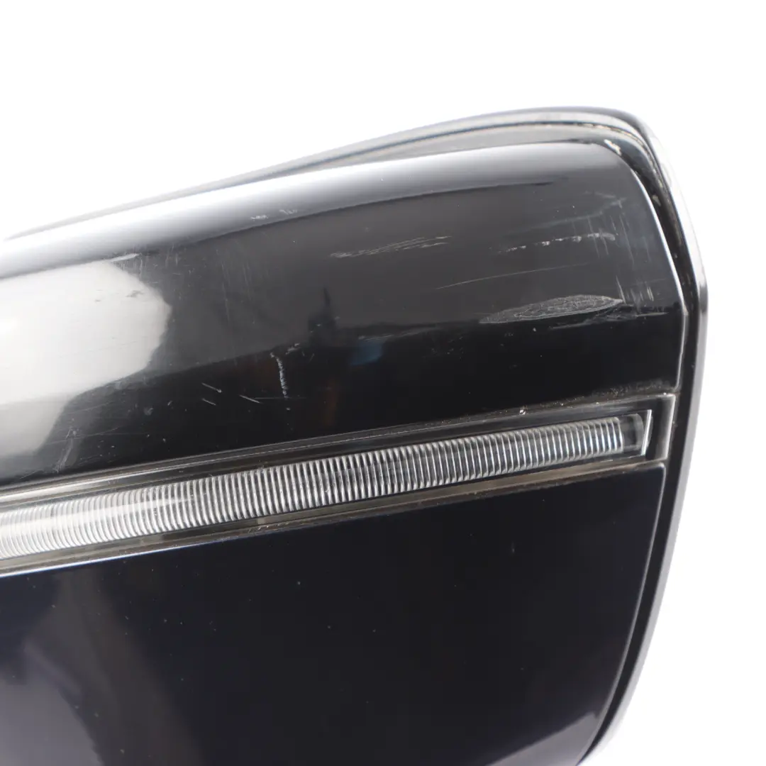 BMW F10N F11N Outside Mirror Glass Heated Right Imperial Blue - A89 - SKU RHD-7350662-IBB - Part number 7350662
