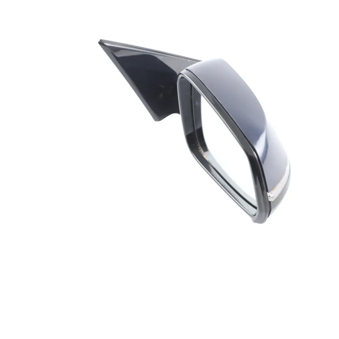 BMW F10N F11N Outside Mirror Glass Heated Right Imperial Blue - A89 - SKU RHD-7350662-IBB - Part number 7350662