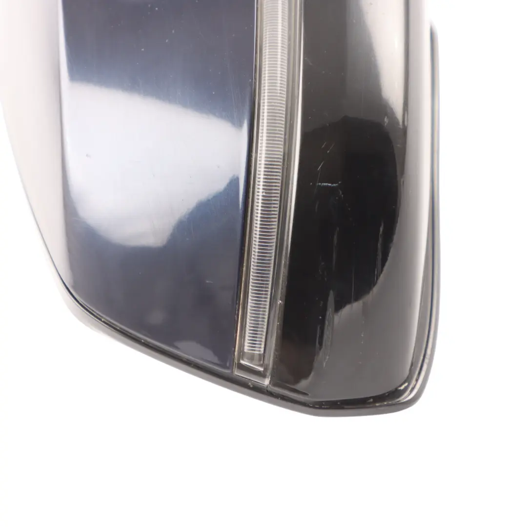 BMW F10N F11N Outside Mirror Glass Heated Right Imperial Blue - A89 - SKU RHD-7350662-IBB - Part number 7350662