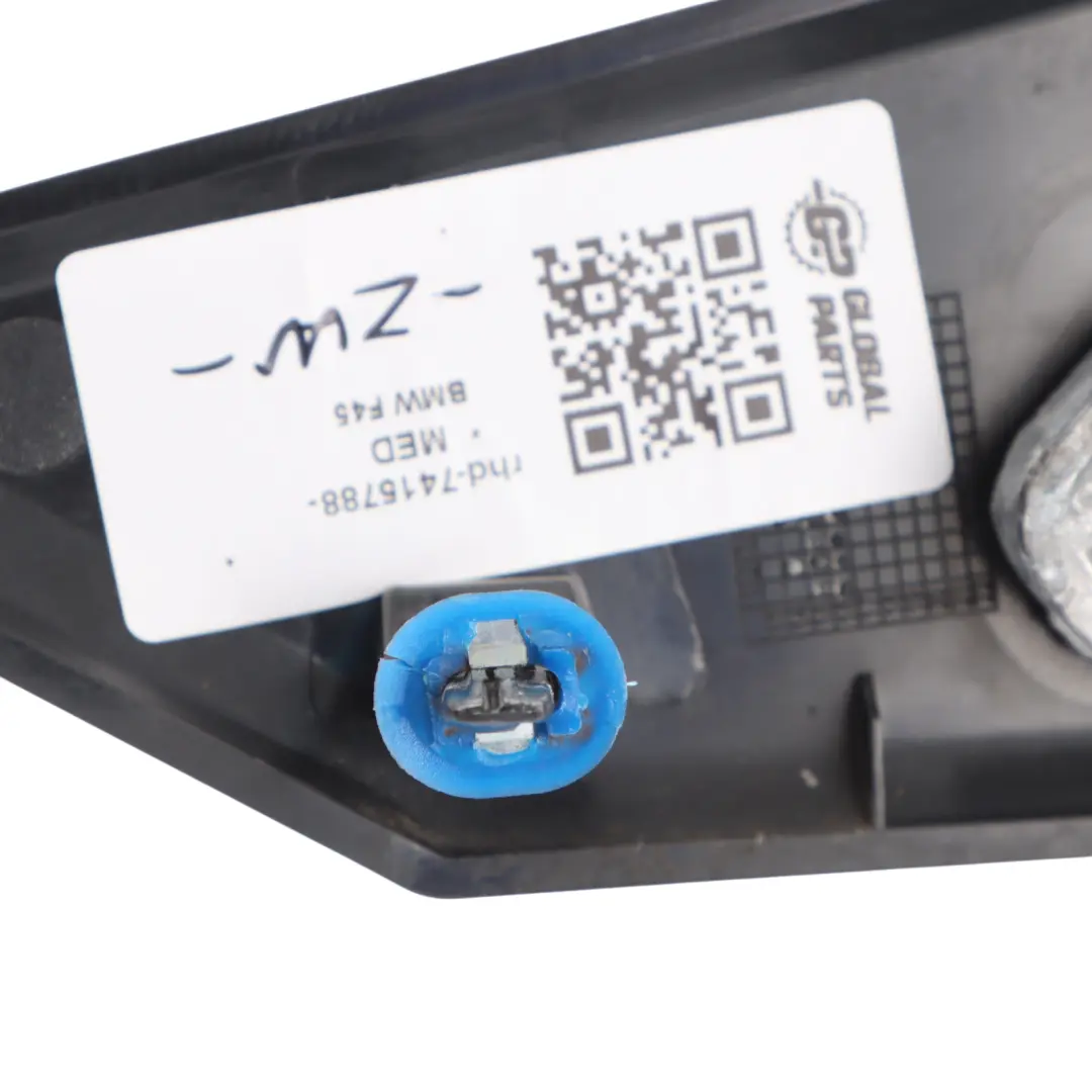 Wing Mirror Outside Right O/S 6 Pins Mediterran Blue Metallic - C10 to BMW F45 with Part number 7415788 BMW F45 Wing Mirror Outside Right O/S 6 Pins Mediterran Blue Metallic - C10 - SKU rhd-7415788-MED - Part number 7415788