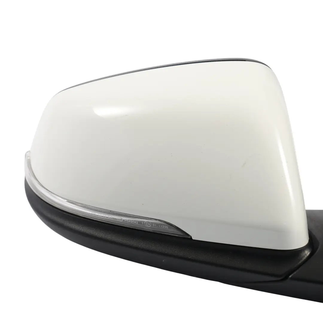 BMW F46 Gran Tourer Wing Mirror Door Right O/S Alpinweiss Alpine White - 300 - SKU RHD-7421460-AW - Part number 7421460
