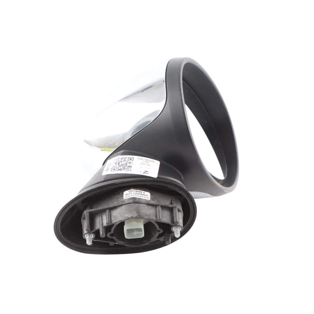 Wing Mirror Door Mini F56 F55 F57 Right O/S Outside Heated Chrome to with Part number 7471232 Wing Mirror Door Mini F56 F55 F57 Right O/S Outside Heated Chrome - SKU RHD-7471232-CHR - Part number 7471232