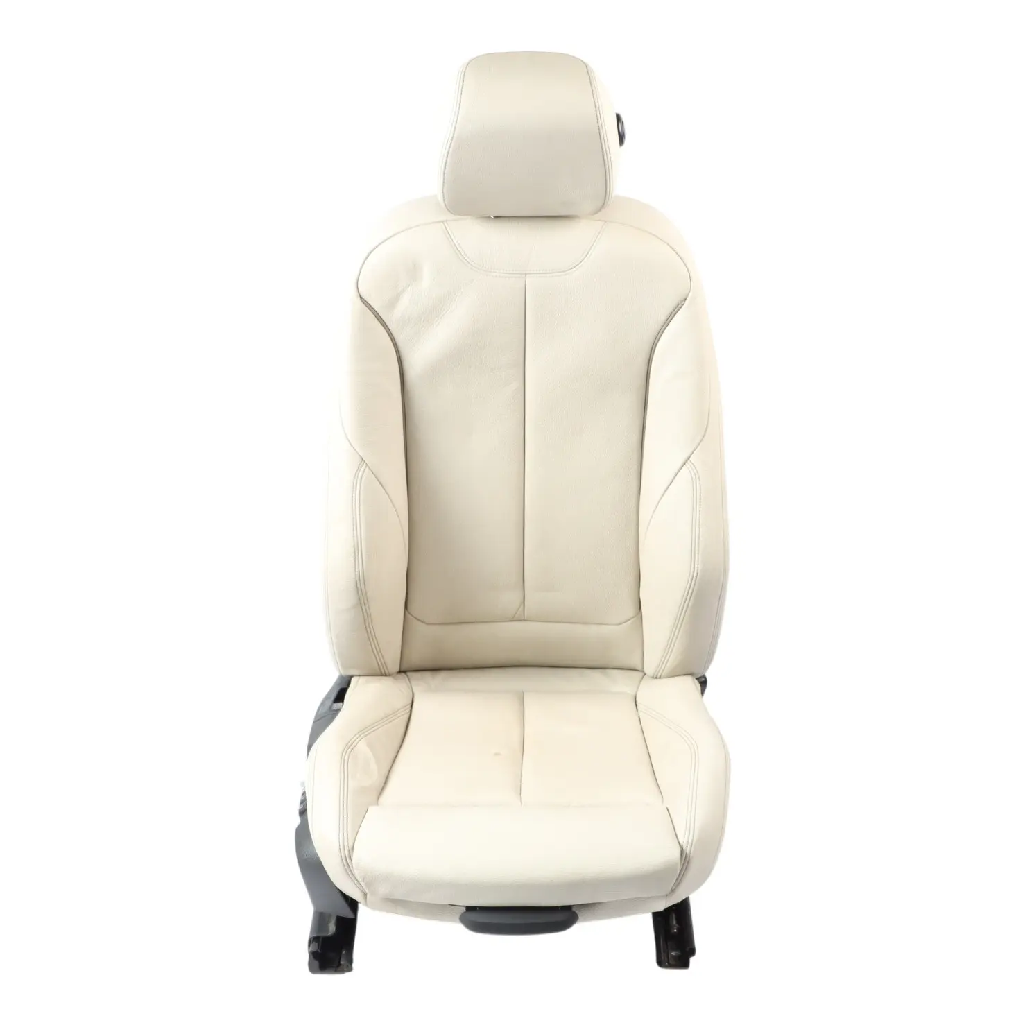 Front Seat BMW F36 LCI M Sport Heated Memory Right O/S Leather Elfenbein Weiss
