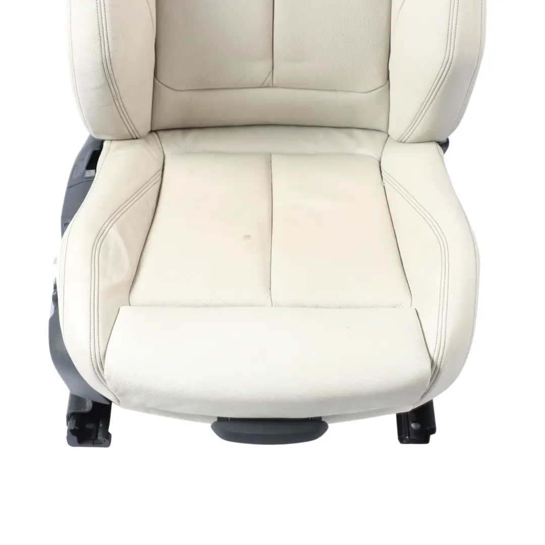  Front Seat BMW F36 LCI M Sport Heated Memory Right O/S Leather Elfenbein Weiss - SKU rhd-7479638-1 - Part number 7479638