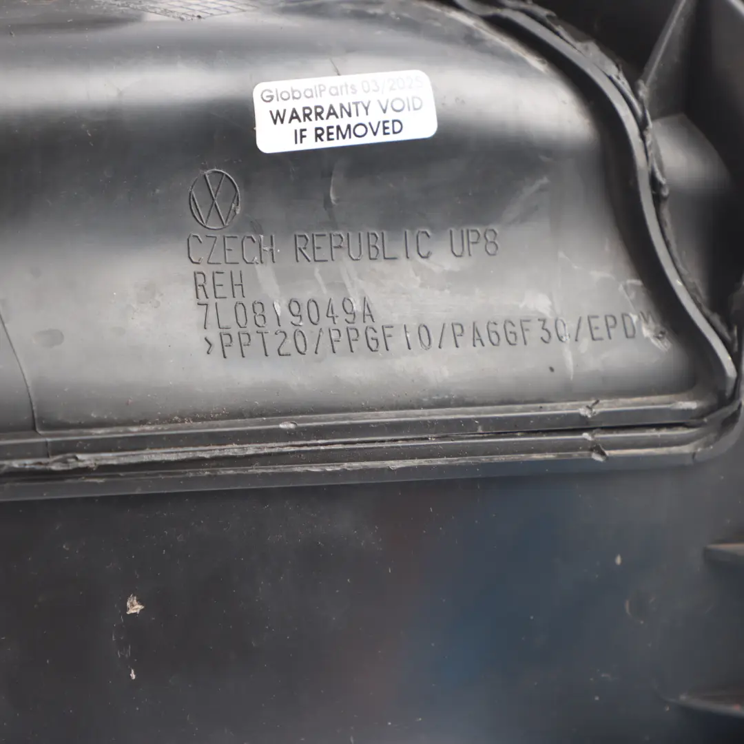 Audi Q7 4L Air Intake Tube Duct Pipe Hose Guide - SKU RHD-7L0819049A - Part number 7L0819049A
