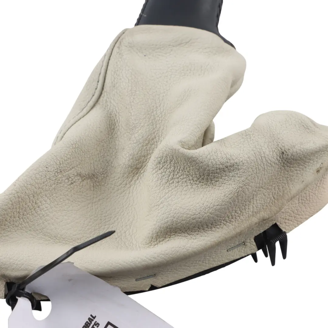 Handbrake Parking Brake Lever Cover Gaiter Trim Leather to BMW E60 E61 with Part number 8028449 BMW E60 E61 Handbrake Parking Brake Lever Cover Gaiter Trim Leather - SKU RHD-8028449 - Part number 8028449