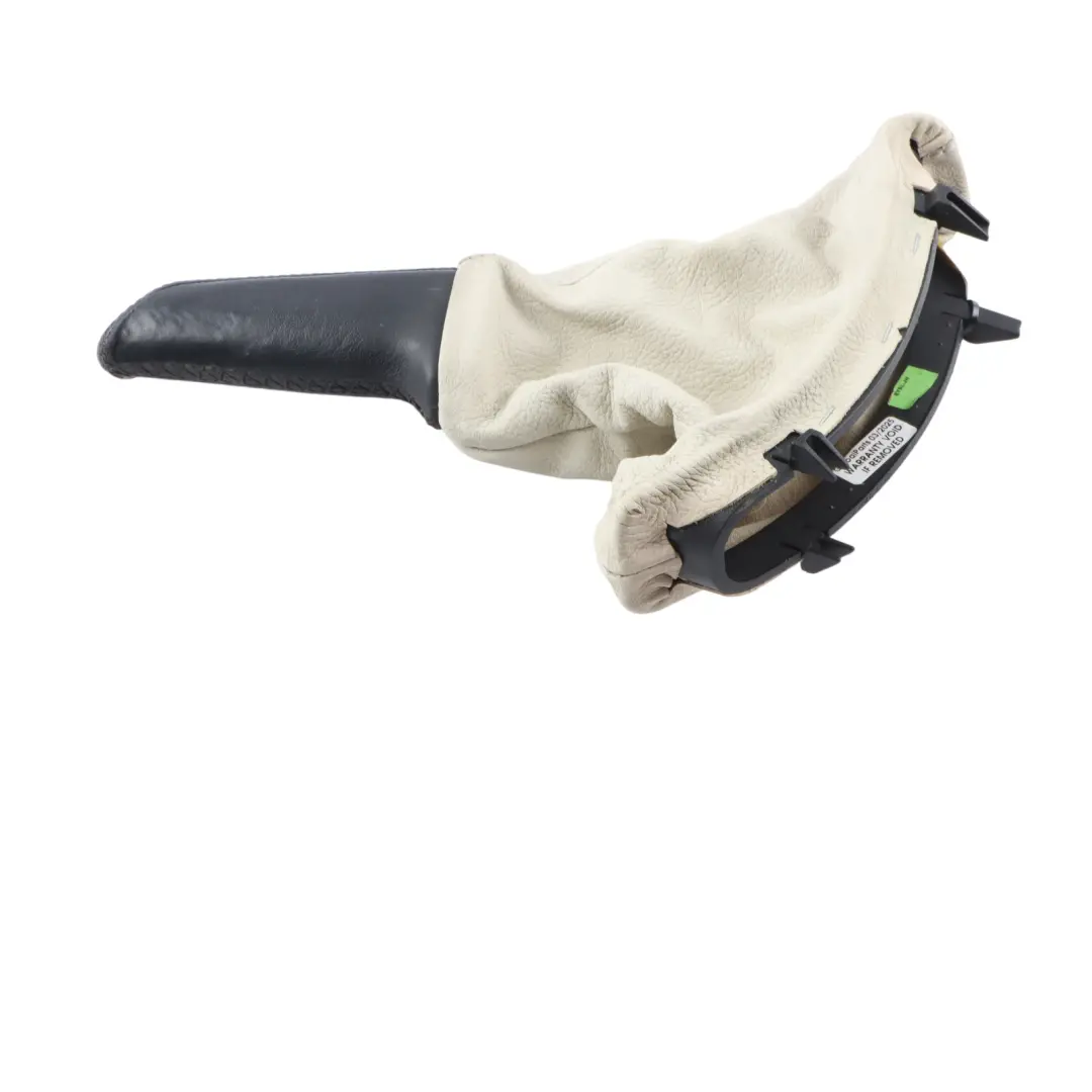Handbrake Parking Brake Lever Cover Gaiter Trim Leather to BMW E60 E61 with Part number 8028449 BMW E60 E61 Handbrake Parking Brake Lever Cover Gaiter Trim Leather - SKU RHD-8028449 - Part number 8028449