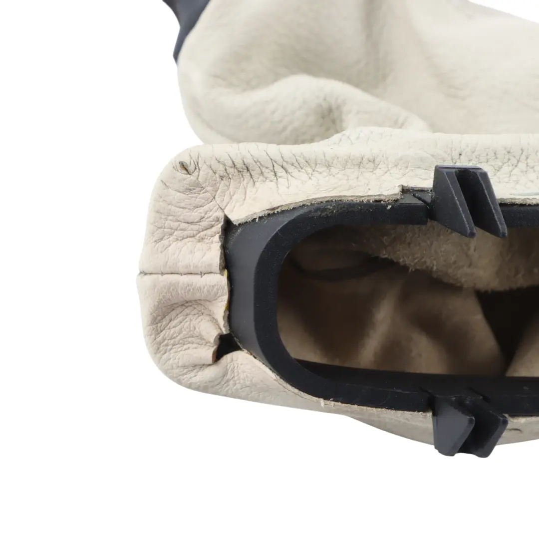 Handbrake Parking Brake Lever Cover Gaiter Trim Leather to BMW E60 E61 with Part number 8028449 BMW E60 E61 Handbrake Parking Brake Lever Cover Gaiter Trim Leather - SKU RHD-8028449 - Part number 8028449