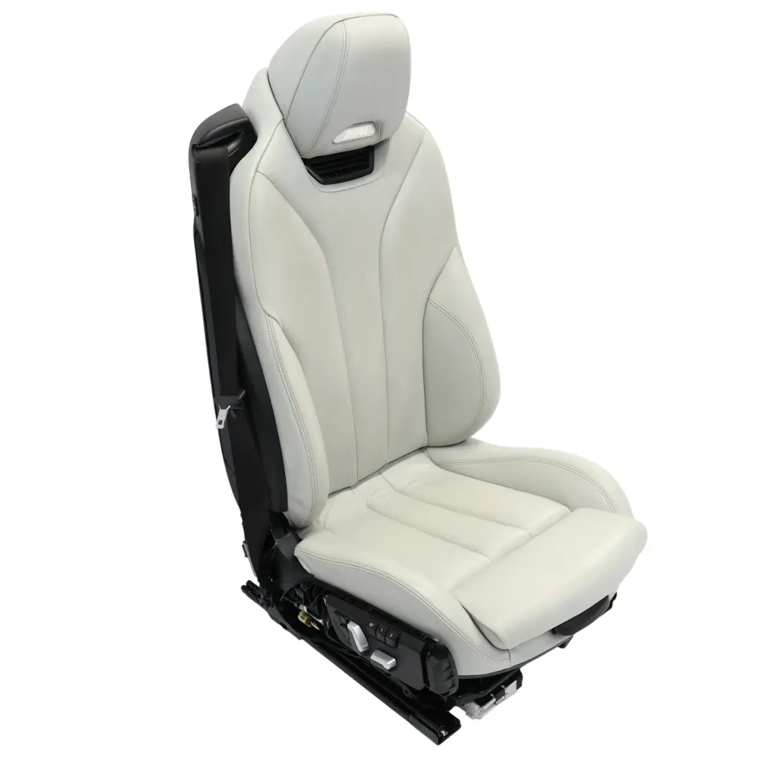 Leather Seat BMW F83 M4 M Sport Neck Heated Front Right O/S Memory Silverstone to with Part number 8058354 Leather Seat BMW F83 M4 M Sport Neck Heated Front Right O/S Memory Silverstone - SKU RHD-8058354-2 - Part number 8058354