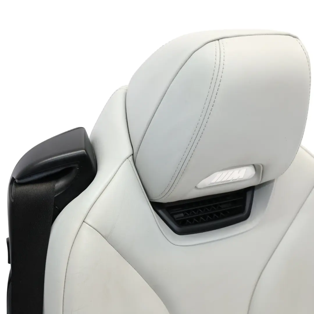 Leather Seat BMW F83 M4 M Sport Neck Heated Front Right O/S Memory Silverstone to with Part number 8058354 Leather Seat BMW F83 M4 M Sport Neck Heated Front Right O/S Memory Silverstone - SKU RHD-8058354-2 - Part number 8058354