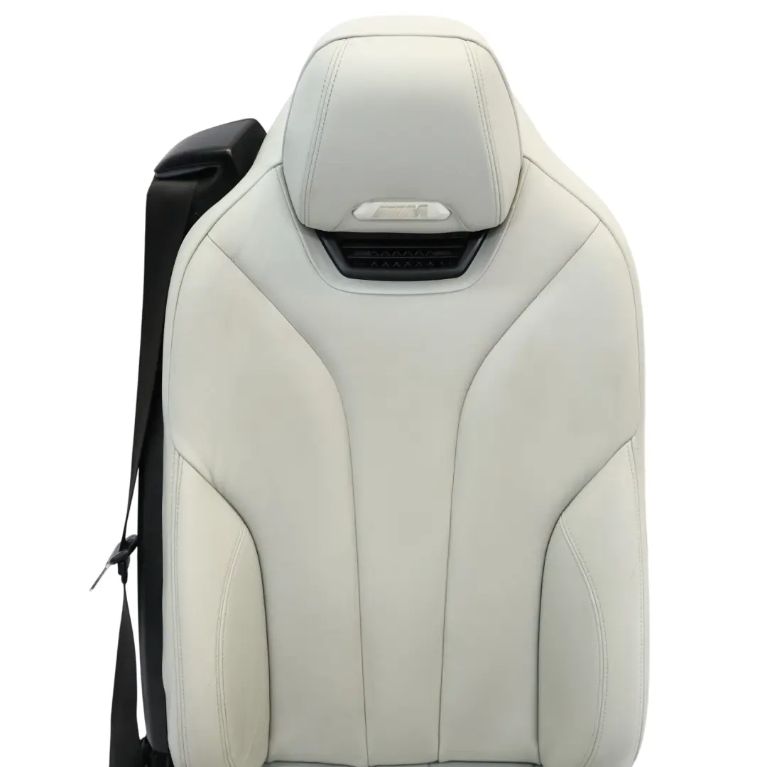 Leather Seat BMW F83 M4 M Sport Neck Heated Front Right O/S Memory Silverstone to with Part number 8058354 Leather Seat BMW F83 M4 M Sport Neck Heated Front Right O/S Memory Silverstone - SKU RHD-8058354-2 - Part number 8058354
