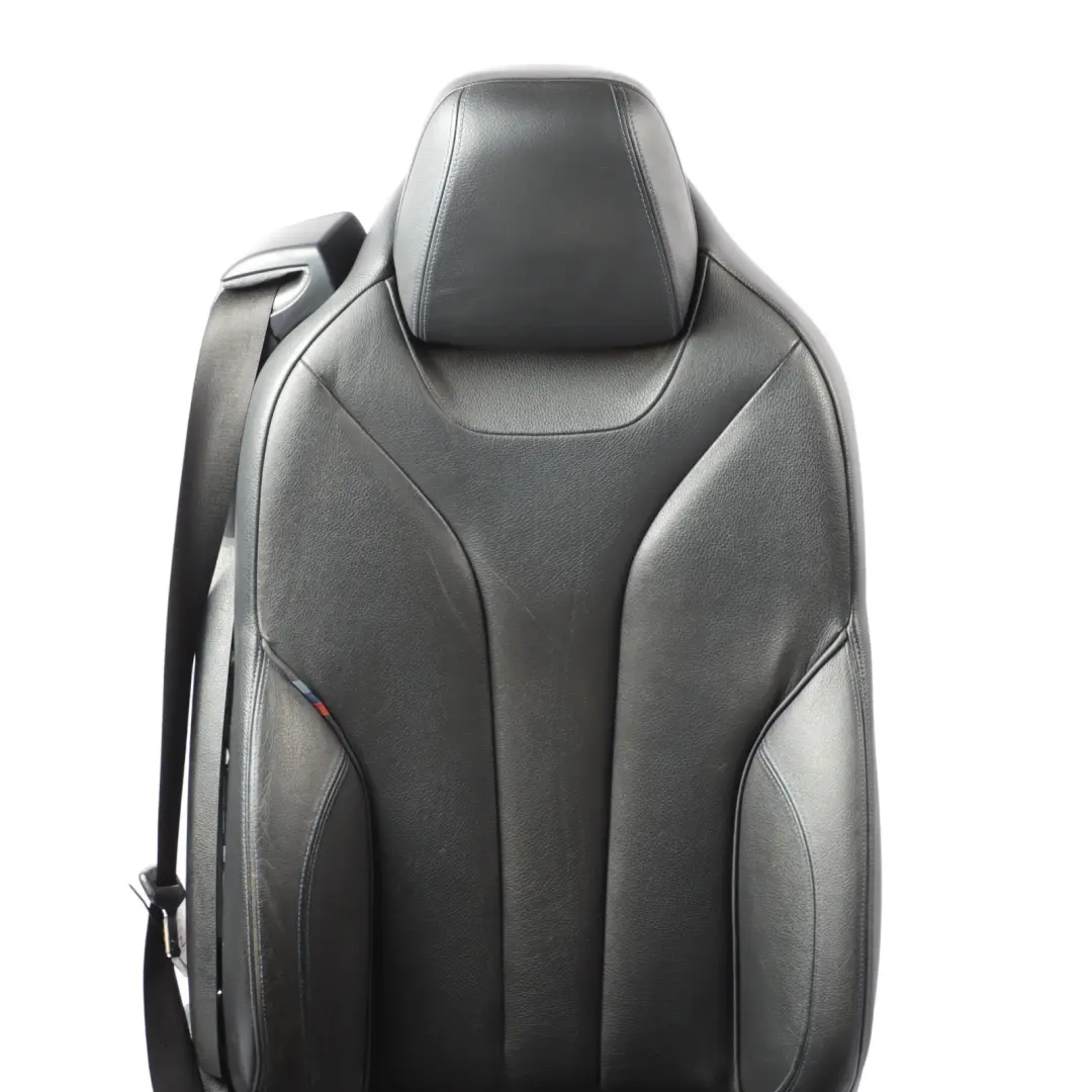 Front Right O/S Memory Heated Black Leather Blue Stitching to BMW F33 Sport Seat with Part number 8062620 BMW F33 Sport Seat Front Right O/S Memory Heated Black Leather Blue Stitching - SKU RHD-8062620-1 - Part number 8062620