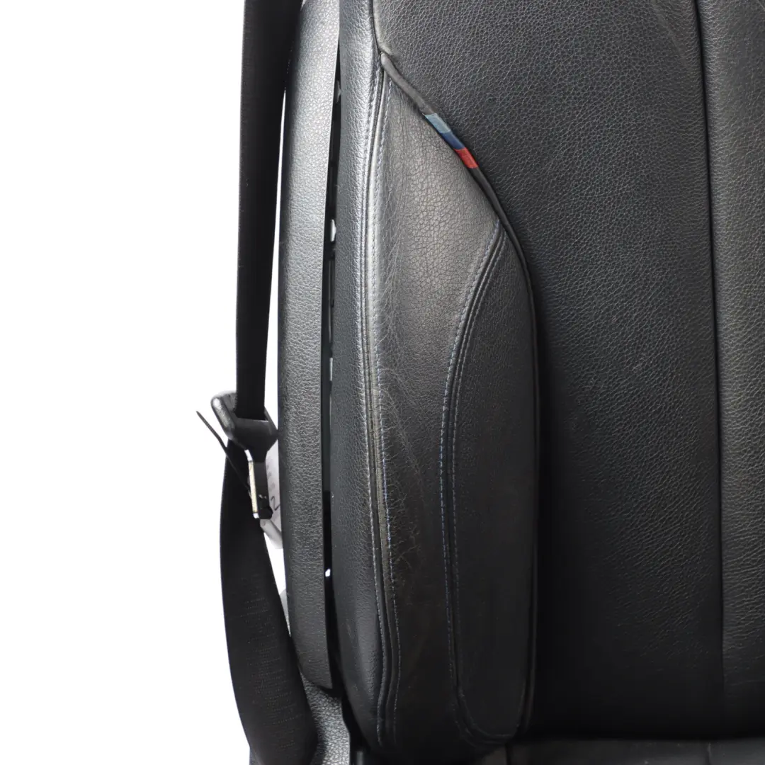 Front Right O/S Memory Heated Black Leather Blue Stitching to BMW F33 Sport Seat with Part number 8062620 BMW F33 Sport Seat Front Right O/S Memory Heated Black Leather Blue Stitching - SKU RHD-8062620-1 - Part number 8062620