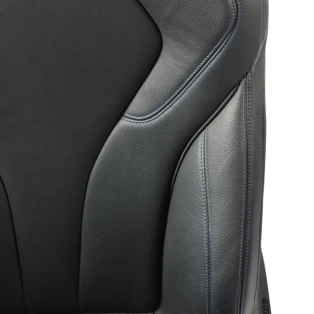  Front Seat BMW G30 G31 G32 Left N/S M Sport Memory Heated Leather Black Blue - SKU RHD-8068119-1 - Part number 8068119