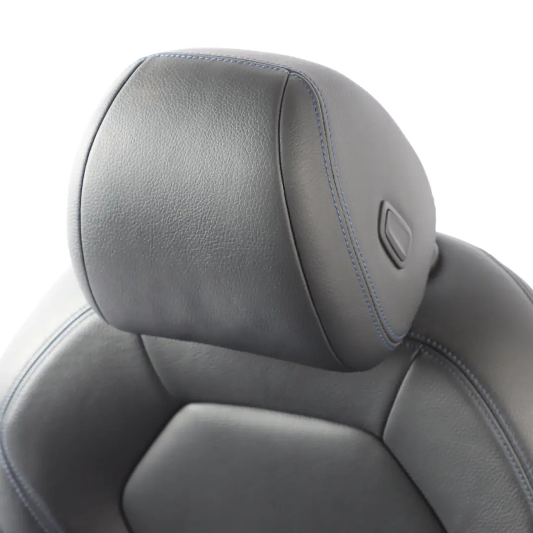  Front Seat BMW G30 G31 G32 Left N/S M Sport Memory Heated Leather Black Blue - SKU RHD-8068119-1 - Part number 8068119