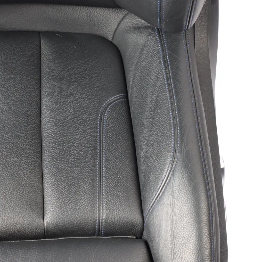  Front Seat BMW G30 G31 G32 Left N/S M Sport Memory Heated Leather Black Blue - SKU RHD-8068119-1 - Part number 8068119