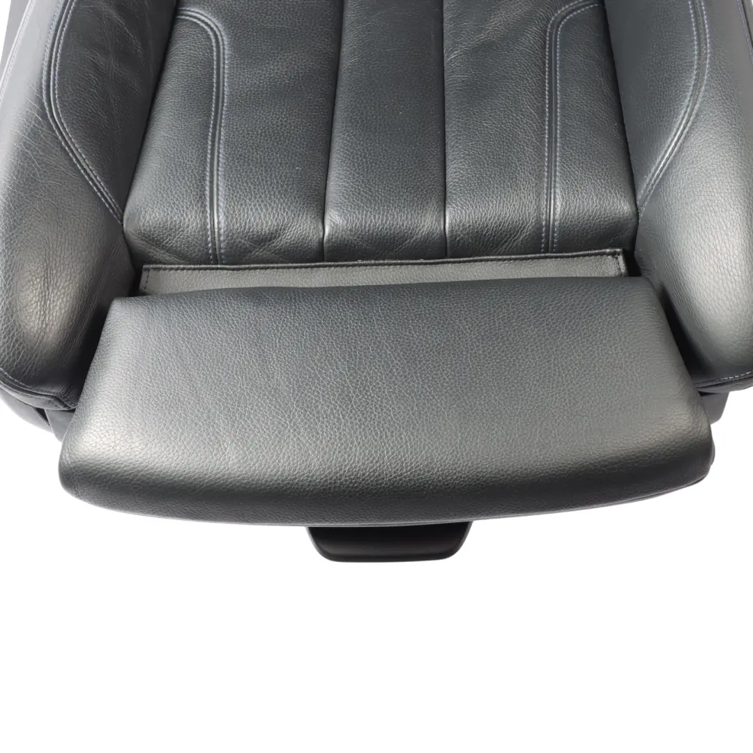  Front Seat BMW G30 G31 G32 Right O/S M Sport Memory Heated Leather Black Blue - SKU RHD-8068120-1 - Part number 8068120