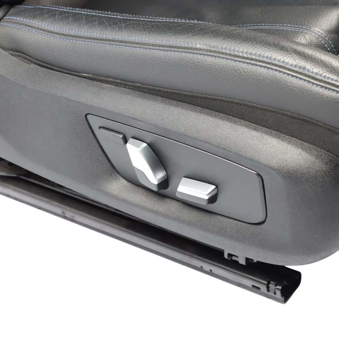  Front Seat BMW G30 G31 G32 Right O/S M Sport Memory Heated Leather Black Blue - SKU RHD-8068120-1 - Part number 8068120