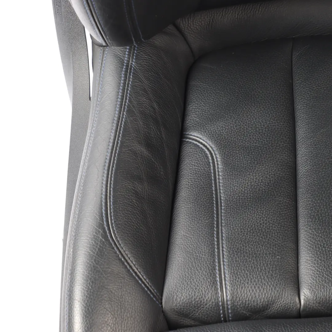  Front Seat BMW G30 G31 G32 Right O/S M Sport Memory Heated Leather Black Blue - SKU RHD-8068120-1 - Part number 8068120