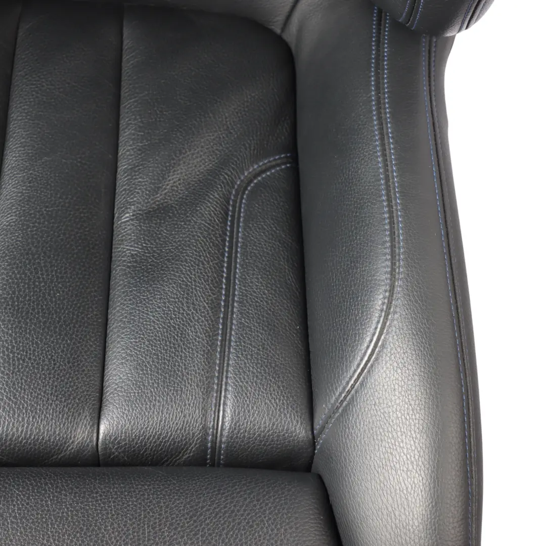  Front Seat BMW G30 G31 G32 Right O/S M Sport Memory Heated Leather Black Blue - SKU RHD-8068120-1 - Part number 8068120