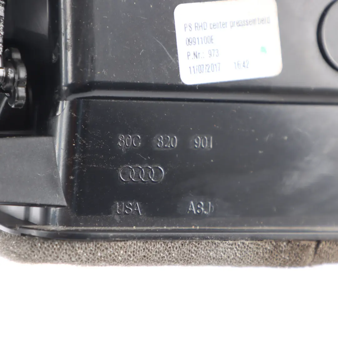 Dashboard Dash Trim Air Vent Grill Trim Panel Cover to Audi Q5 FY with Part number 80C820901D Audi Q5 FY Dashboard Dash Trim Air Vent Grill Trim Panel Cover - SKU RHD-80C820901D - Part number 80C820901D