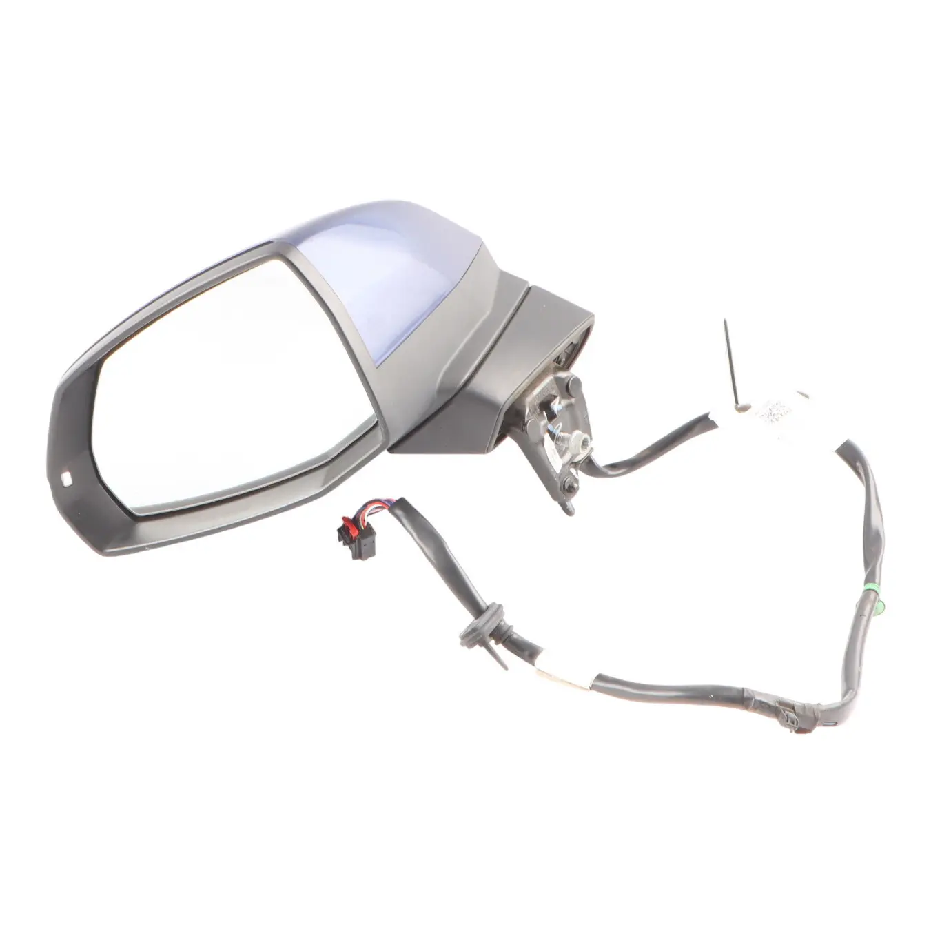 Audi Q5 FY Wing Door Mirror Left N/S Power Fold Navarra Blue - H5X 80C857409C