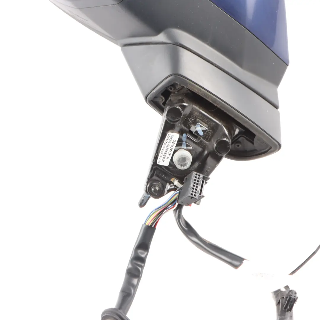 Wing Door Mirror Left N/S Power Fold Navarra Blue - X5H to Audi Q5 FY with Part number 80C857409C Audi Q5 FY Wing Door Mirror Left N/S Power Fold Navarra Blue - X5H - SKU RHD-80C857409C-NAB - Part number 80C857409C