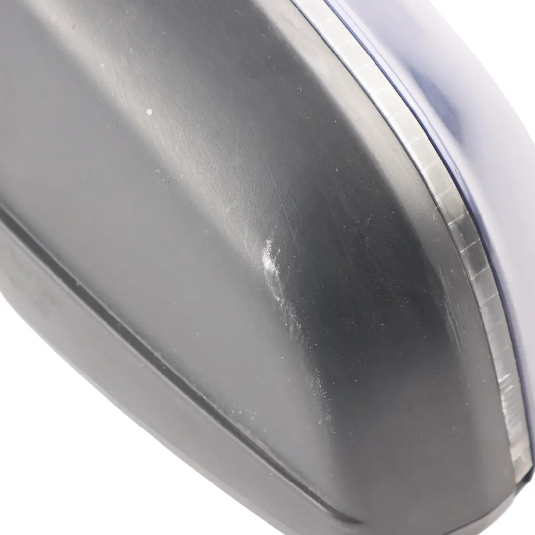 Audi Q5 FY Wing Door Mirror Left N/S Power Fold Navarra Blue - X5H - SKU RHD-80C857409C-NAB - Part number 80C857409C