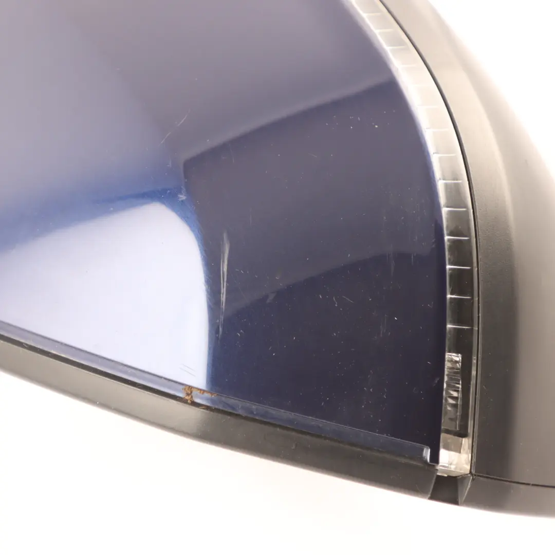 Audi Q5 FY Door Wing Mirror Heated Right O/S Navarra Blue H5X - SKU RHD-80C857410C-NAB - Part number 80C857410C