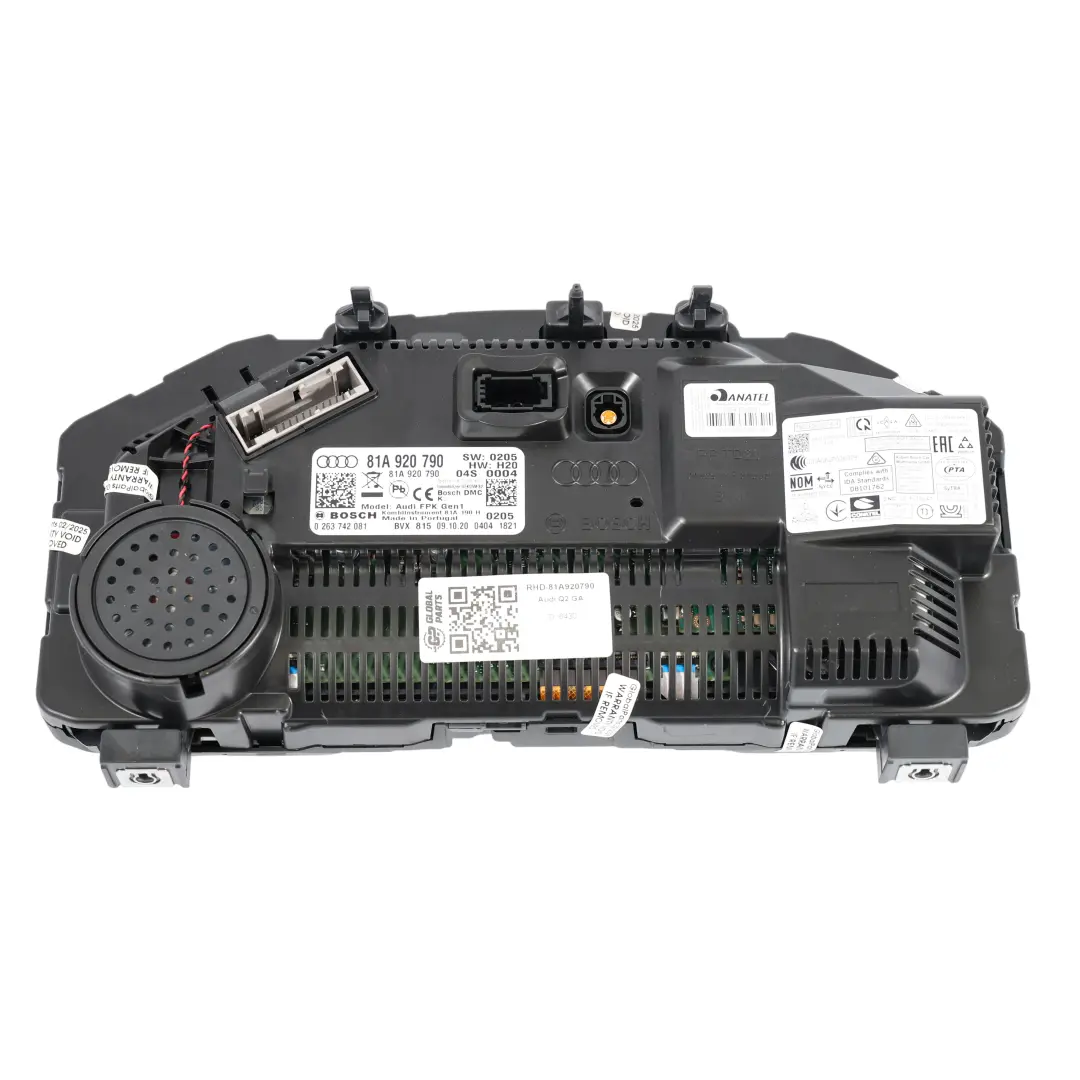 Audi Q2 GA Diesel Digital Instrument Cluster Speedometer Automatic - SKU RHD-81A920790 - Part number 81A920790