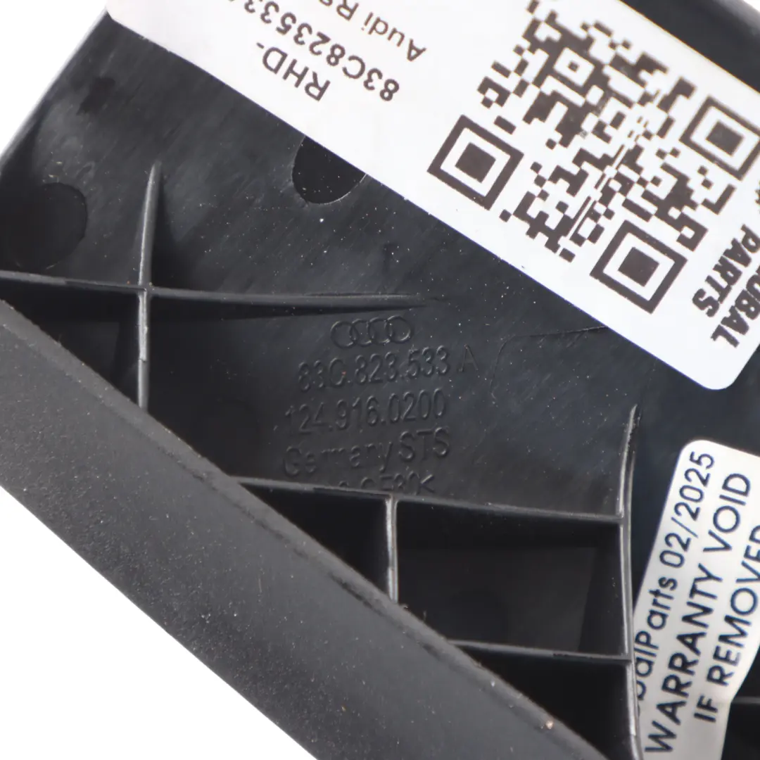 Audi Q3 F3 Hood Bonnet Engine Release Catch Latch Lock Front Handle - SKU RHD-83C823533A - Part number 83C823533A