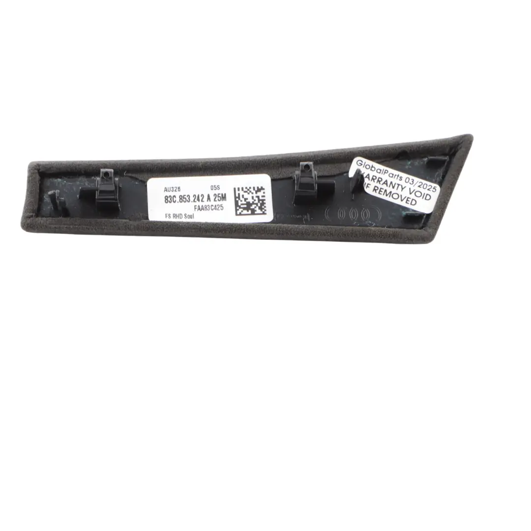 Audi RSQ3 F3 Front Dashboard Cover Trim Panel - SKU RHD-83C853242A - Part number 83C853242A
