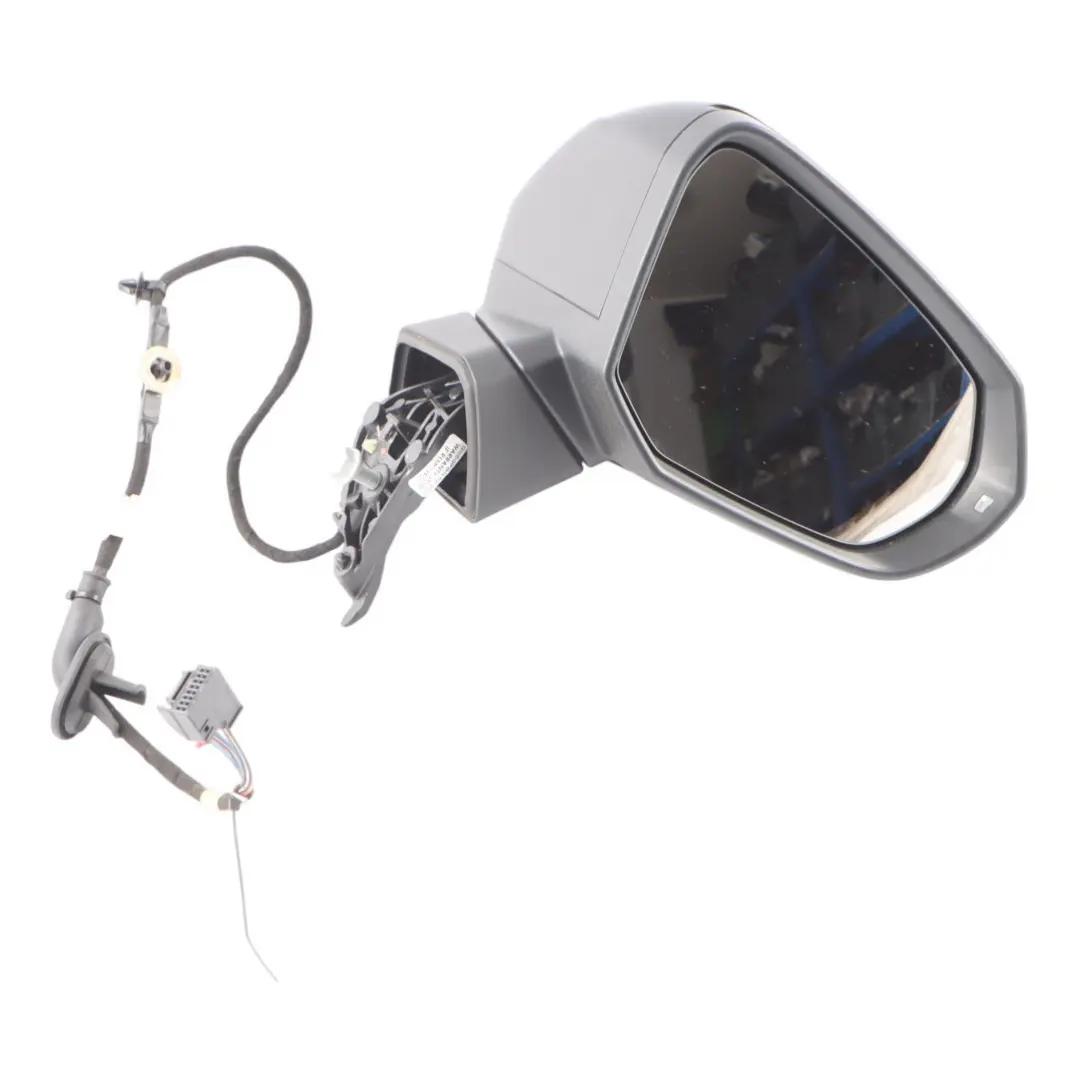 Wing Mirror Right Door O/S Outside Brilliant Black - LY9B to Audi Q3 F3 with Part number 83C857410H Audi Q3 F3 Wing Mirror Right Door O/S Outside Brilliant Black - LY9B - SKU RHD-83C857410H-BBL - Part number 83C857410H