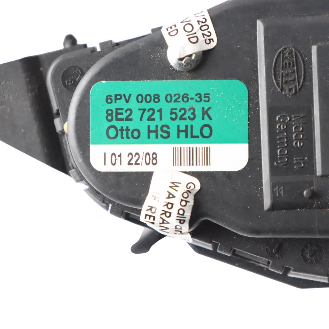 Throttle Accelerator Pedal Assembly Potentiometer to Audi A4 B7 Cabrio with Part number 8E2721523K Audi A4 B7 Cabrio Throttle Accelerator Pedal Assembly Potentiometer - SKU RHD-8E2721523K - Part number 8E2721523K