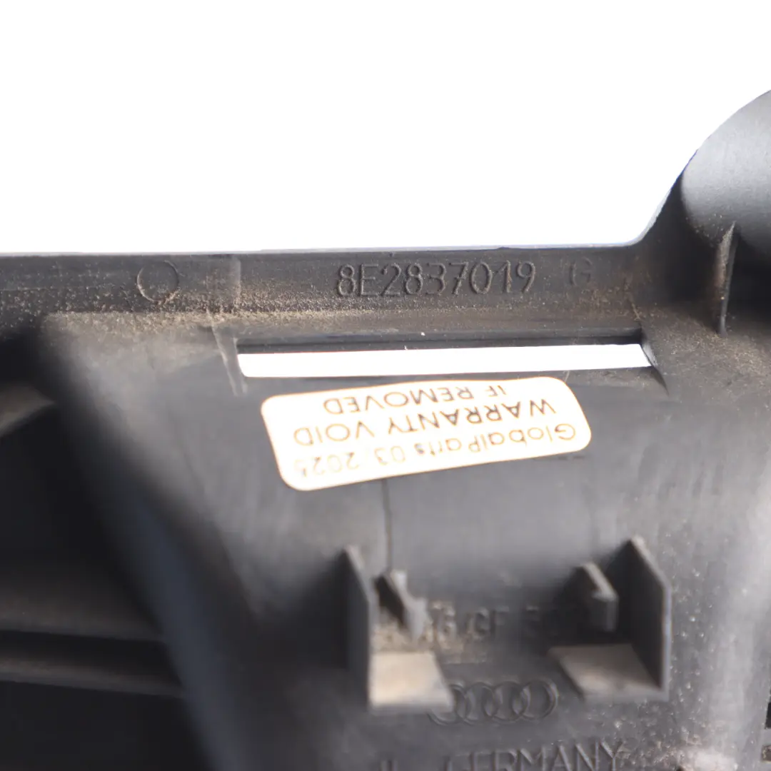 Front Door Grab Handle Interior Door Card Trim Left N/S 8E0839019G to Audi A4 B7 with Part number 8E2837019G Audi A4 B7 Front Door Grab Handle Interior Door Card Trim Left N/S 8E0839019G - SKU RHD-8E2837019G - Part number 8E2837019G