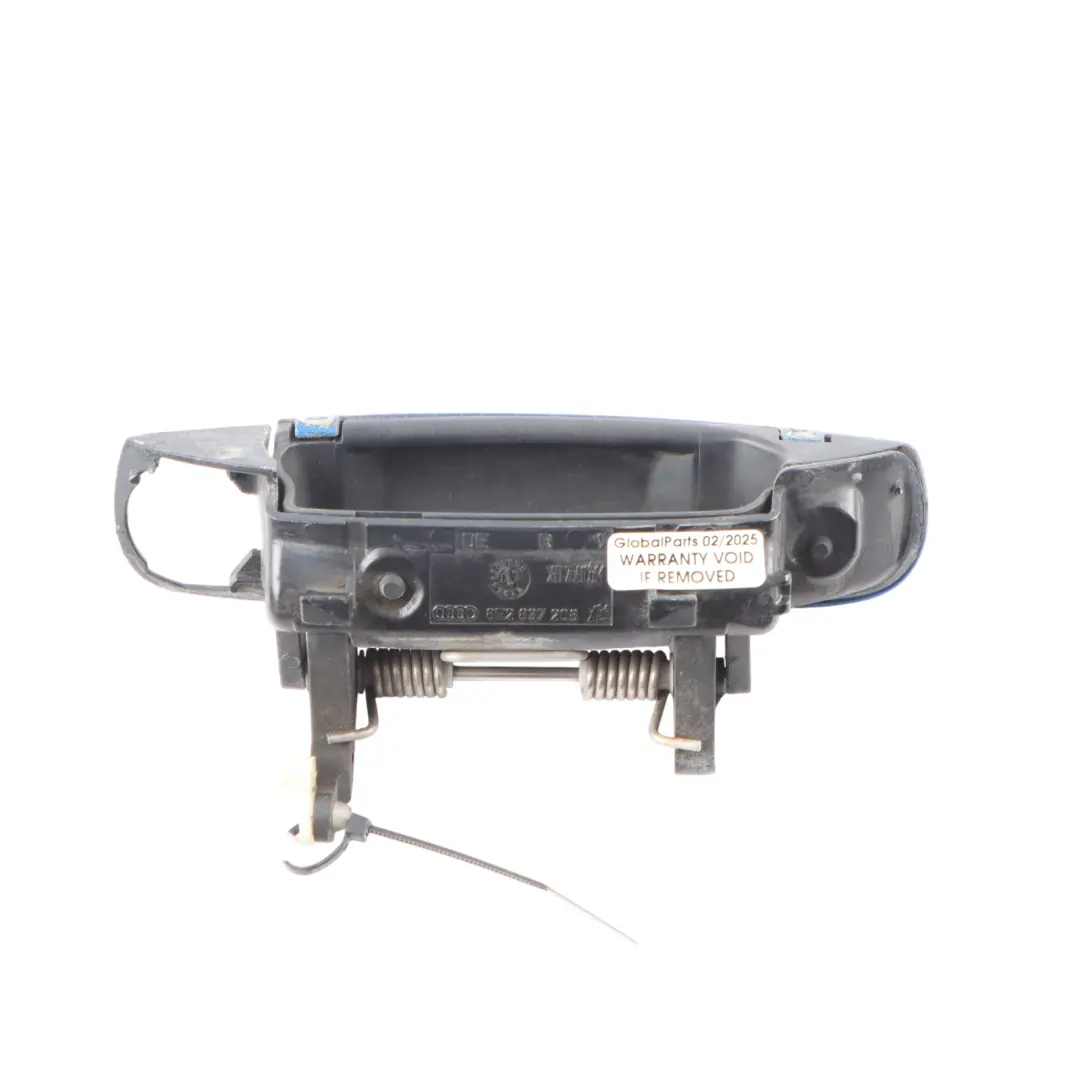 Door Handle Front Right O/S Grab Outside Sprint Blue Pearl - Z5F to Audi S4 B7 with Part number 8E2837208 Audi S4 B7 Door Handle Front Right O/S Grab Outside Sprint Blue Pearl - Z5F - SKU RHD-8E2837208-SPR - Part number 8E2837208