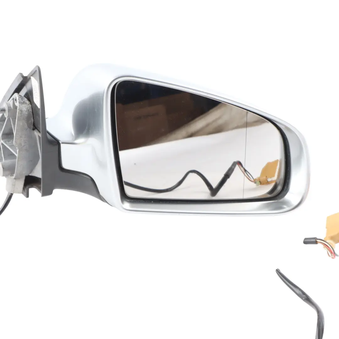Audi A4 B7 Wing Mirror Right Door O/S Outside Aluminium - SKU RHD-8E2858532AA-ALU - Part number 8E2858532AA