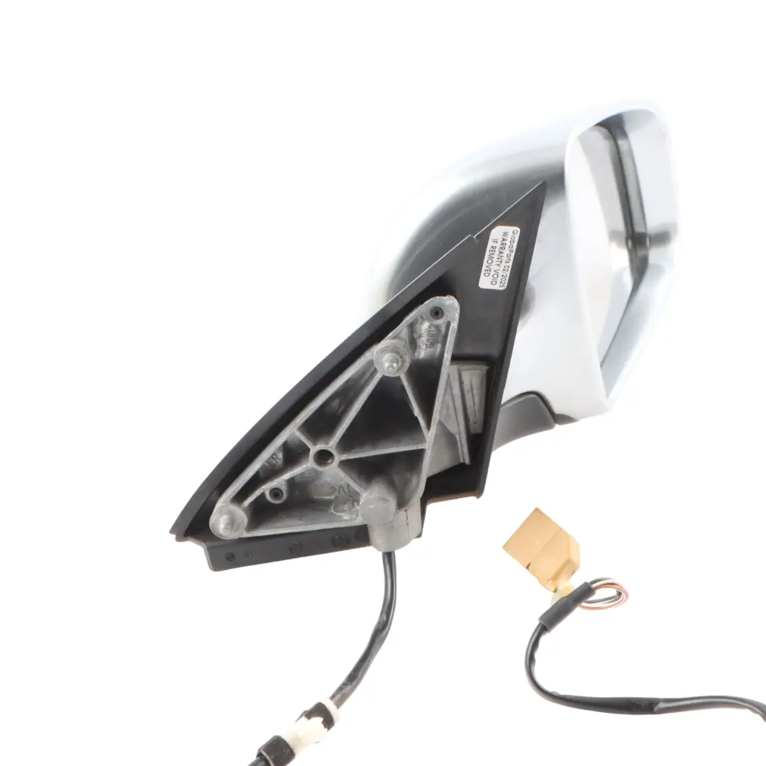 Audi A4 B7 Wing Mirror Right Door O/S Outside Aluminium - SKU RHD-8E2858532AA-ALU - Part number 8E2858532AA