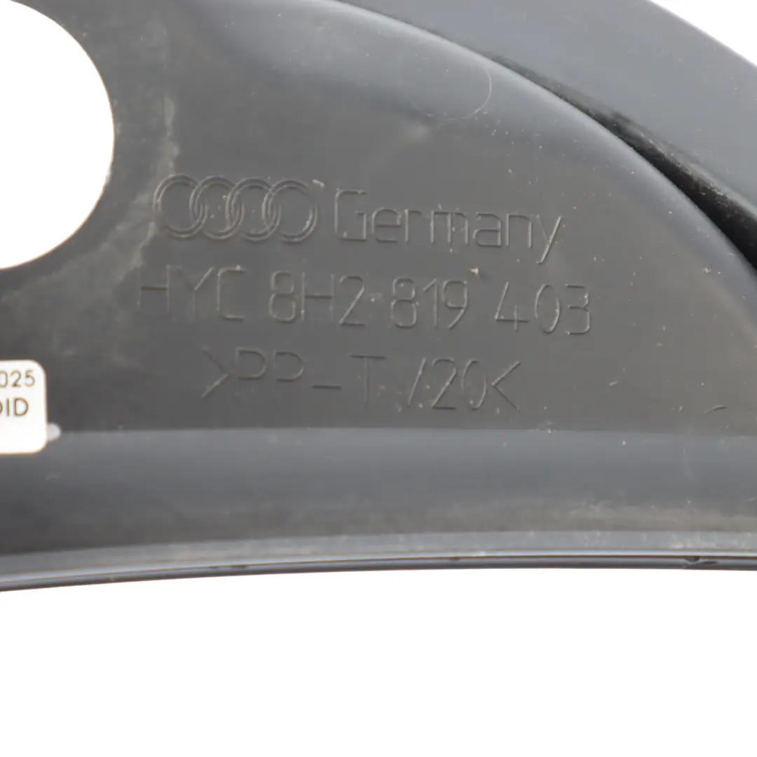 Audi A4 B7 Cabriolet Front Windscreen Scuttle Panel Trim Cover Black - SKU RHD-8H2819403 - Part number 8H2819403