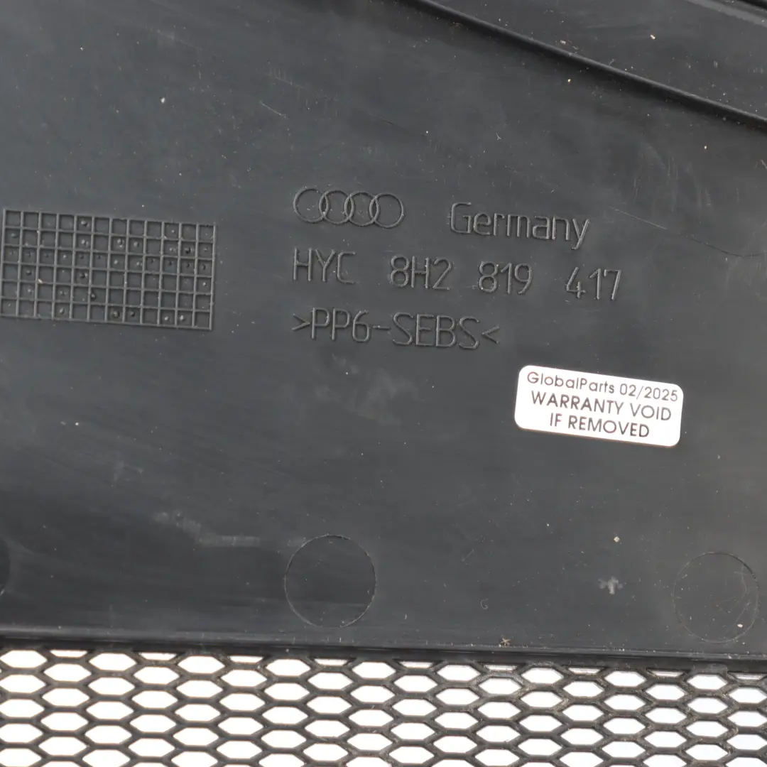 Scuttle Bulk Head Cover to Audi A4 B7 Convertible Battery with Part number 8H2819417 Audi A4 B7 Convertible Battery Scuttle Bulk Head Cover - SKU RHD-8H2819417 - Part number 8H2819417