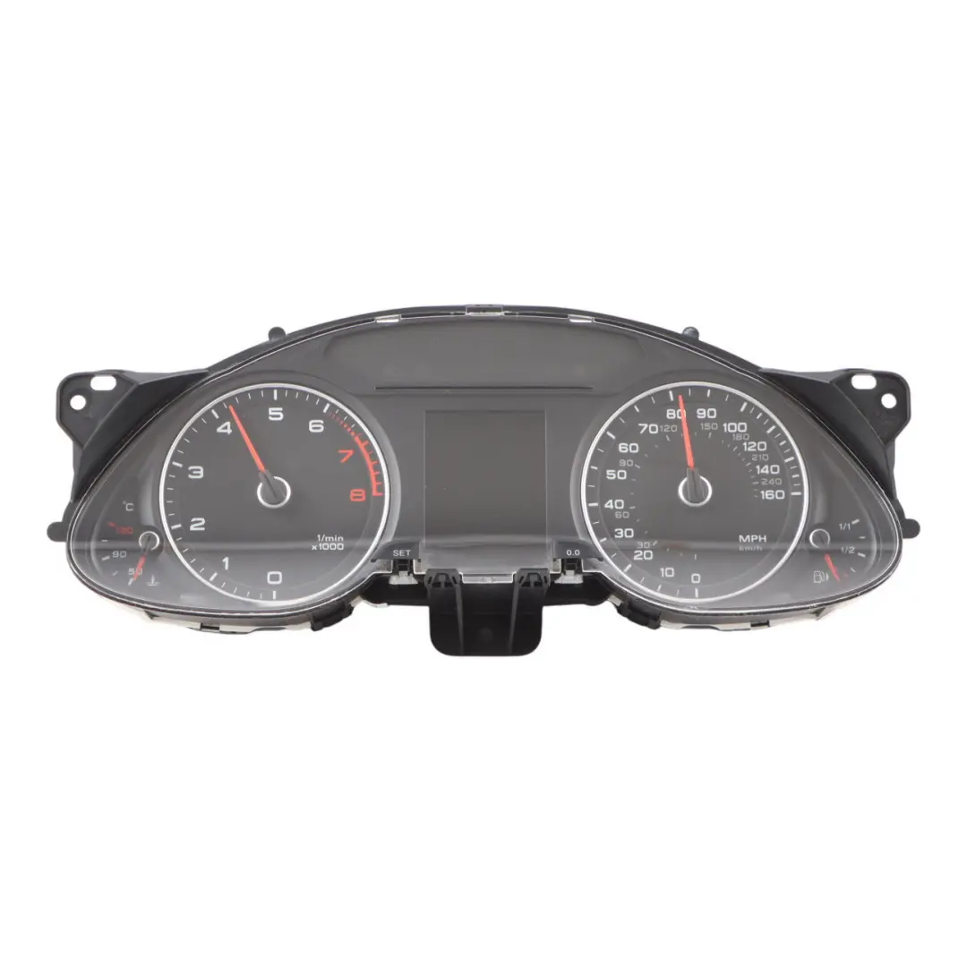 Instrument Cluster Speedo Meter Clock Manual to Audi A4 B8 Petrol with Part number 8K0920983E Audi A4 B8 Petrol Instrument Cluster Speedo Meter Clock Manual - SKU RHD-8K0920983E - Part number 8K0920983E