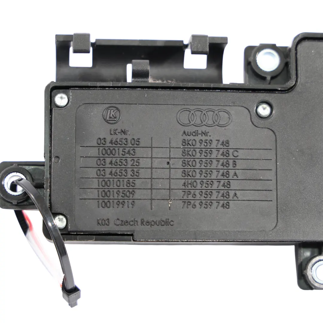 Seat Switch Audi S5 8T A7 4G Front Control Button Panel Right O/S - SKU RHD-8K0959748B - Part number 8K0959748B