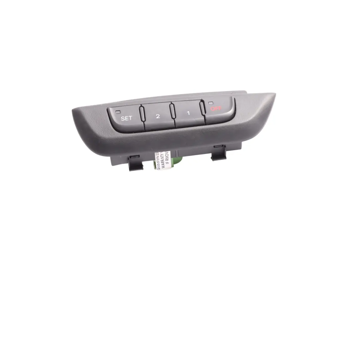 Audi A5 8T Front Seat Adjuster Memory Switch Panel Driver's Side - SKU RHD-8K0959770 - Part number 8K0959770