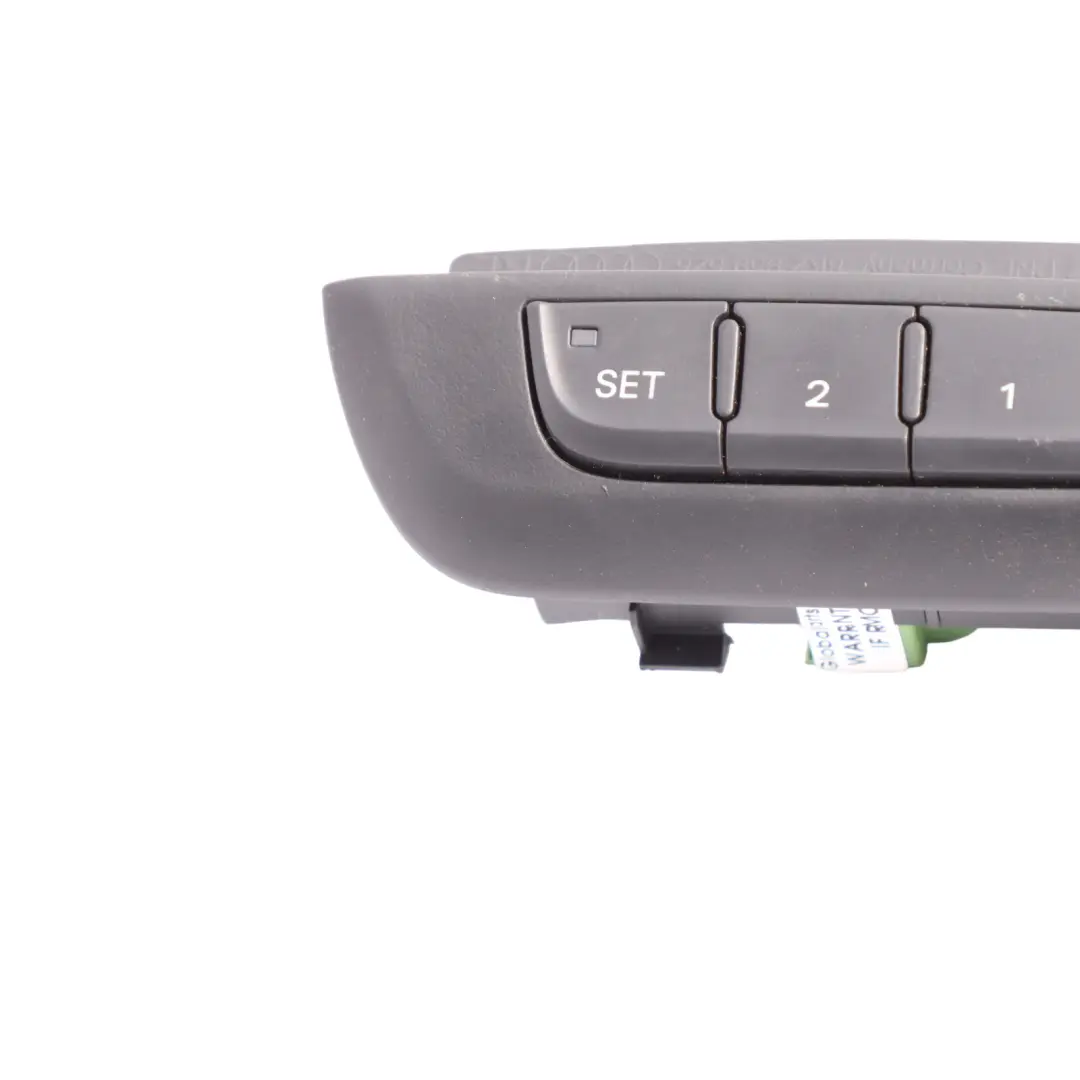 Audi A5 8T Front Seat Adjuster Memory Switch Panel Driver's Side - SKU RHD-8K0959770 - Part number 8K0959770