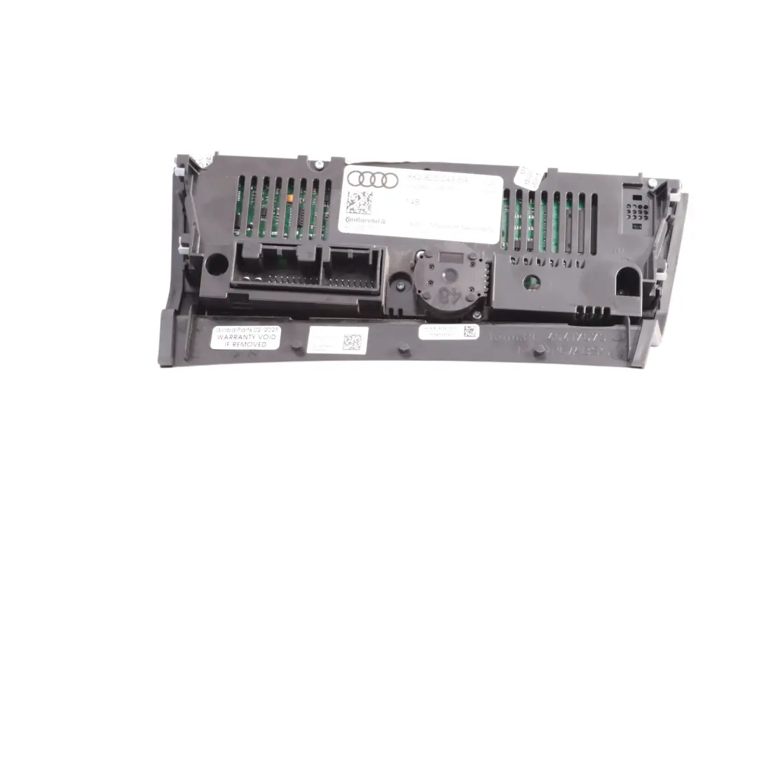 A/C Air Condition Heater Climate Digital Control Panel to Audi A4 B8 with Part number 8K2820043BA Audi A4 B8 A/C Air Condition Heater Climate Digital Control Panel - SKU RHD-8K2820043BA - Part number 8K2820043BA