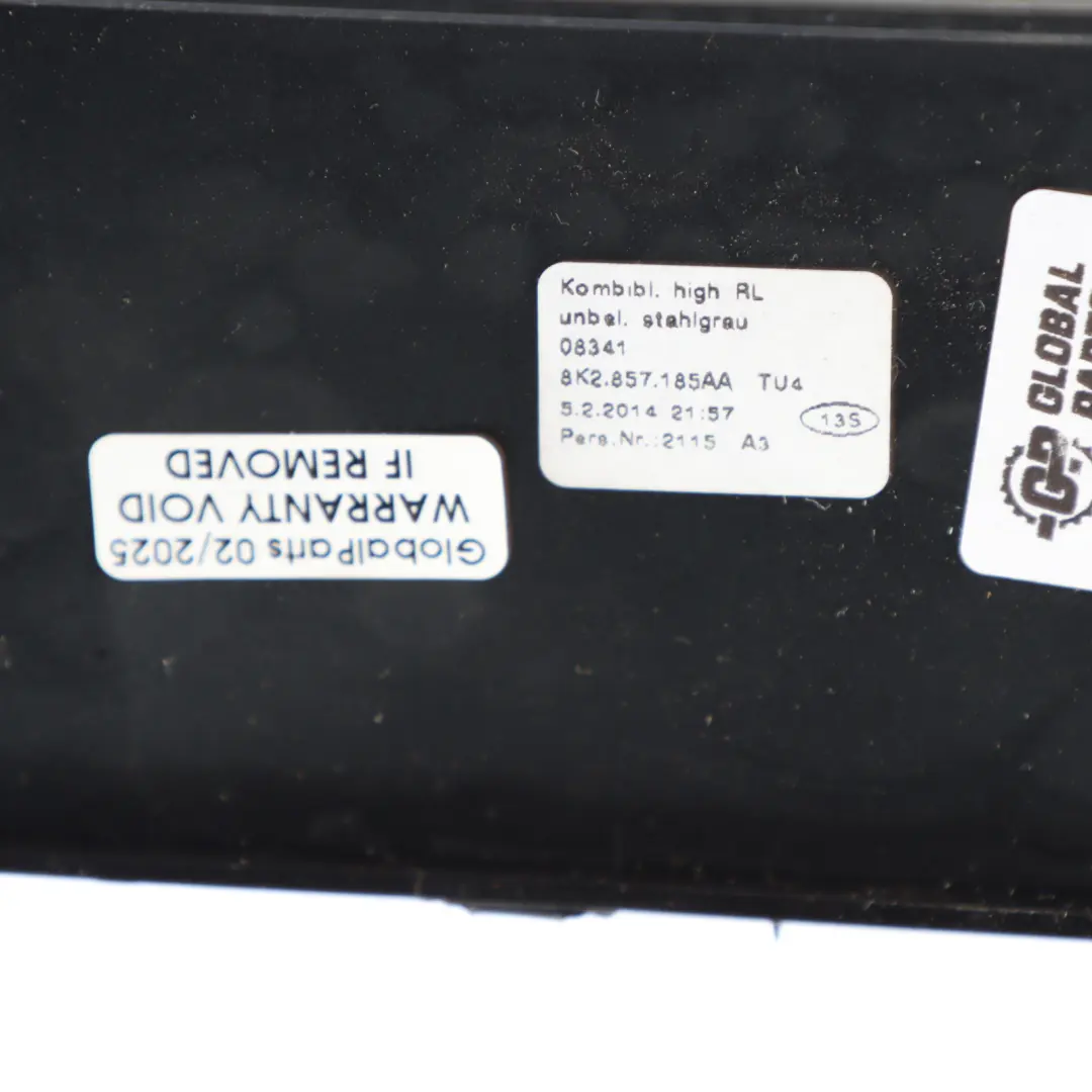 Dashboard Panel Centre Instrument Trim Strip Cover High Gloss to Audi RS4 B8 with Part number 8K2857185AM Audi RS4 B8 Dashboard Panel Centre Instrument Trim Strip Cover High Gloss - SKU RHD-8K2857185AM - Part number 8K2857185AM