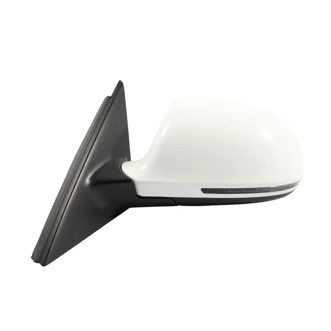 Wing Mirror Left N/S Ibis White - Y9C to Audi A4 B8 Electric with Part number 8K2857409D Audi A4 B8 Electric Wing Mirror Left N/S Ibis White - Y9C - SKU RHD-8K2857409D-IWH - Part number 8K2857409D